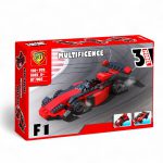 لگو مدل F1 از سری BT7001-3 با تصویر ماشین مسابقه قرمز بر روی جعبه