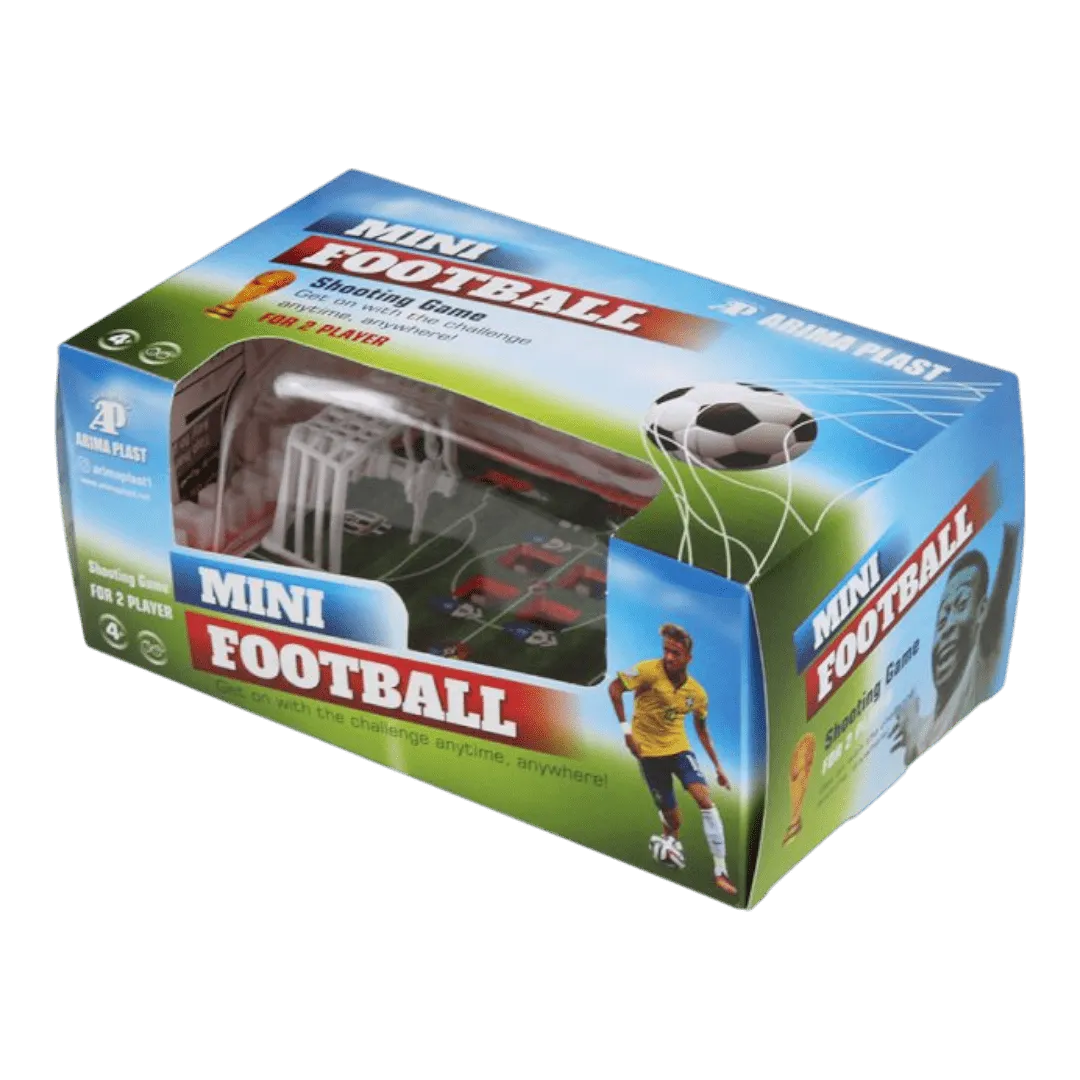 جعبه مینی فوتبال آماندا؛ بسته‌بندی مقوایی با پنجره شفاف Mini Football