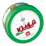 قوطی فلزی بازی «تیزبین ایران» با طرح سبز و لوگو