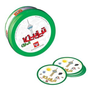 کارت‌های گرد تیزبین ایران کنار قوطی؛ نمونه تصاویر نمادها و مکان‌ها