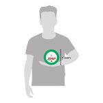 نمایش ابعاد قوطی تیزبین ایران در دست مدل برای مقیاس