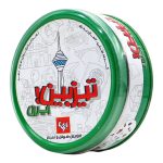 نمای نزدیک قوطی بستهٔ تیزبین ایران از زاویه جانبی