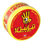 قوطی فلزی بازی «تیزبین اصلی» بازیتا با طرح رنگی و لوگو