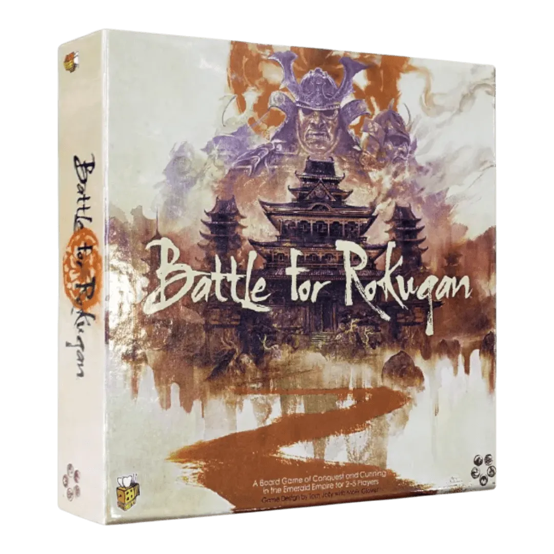 جعبه بازی نبرد روکوگان Battle for Rokugan با طرح قلعه و نقاشی قلمی