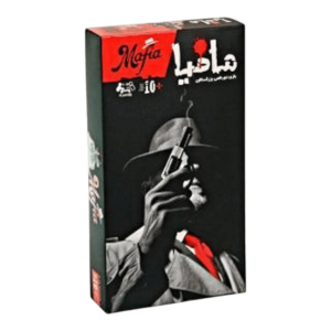 جعبهٔ بازی مافیا کلاسیک؛ نمای روبه‌رو با طراحی نوآر