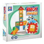 بسته بلوک خانه‌سازی ۸۶ قطعه — نمای جلوی جعبه Block House