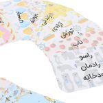 نمونهٔ استفاده از فلش‌کارت و کلمه‌سازی روی صفحه — الفبای آهنربایی فارسی بردیا