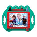 تخته جادویی کوچک نشکن — قاب سبز آبی، طرح فروزن (Frozen)، صفحه مغناطیسی با قلم