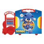 بسته تخته جادویی قطار — طرح SONIC روی جعبه، چرتکه تعبیه‌شده
