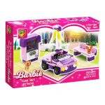 جعبه لگو باربی مدل «Car Set» — ماشین و ایستگاه کوچک بنفش