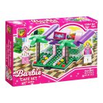 جعبه لگو باربی مدل «Garden Set» — حیاط و فضای سبز با قطعات سبز و بنفش