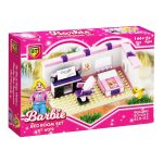 جعبه لگو باربی «Bedroom Set» — اتاق خواب با تخت و میز آرایش