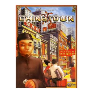 تصویر سازی روی جلد بازی فکری محله چینی ها Chinatown با تم نیویورک