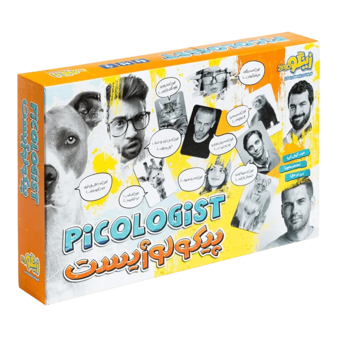جعبه بازی فکری پیکولوژیست (Picologist) محصول زینگو با طرح چهره ها