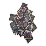 دسته اسکناس ها و پول های کاغذی بازی فکری زعفرانیتو
