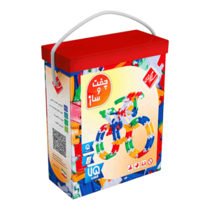 بسته‌بندی سطلی دسته‌دار بازی ساختنی چفت و ساز سلام بازی