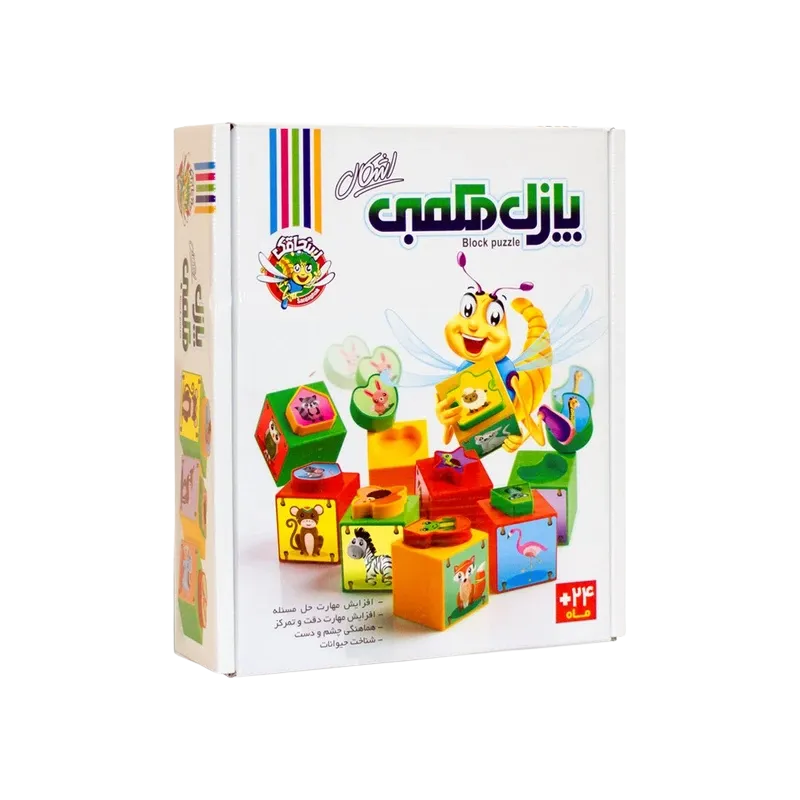 پازل مكعبي اشكال (سنجاقك)