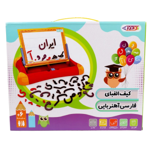 كيف الفبا فارسي آهنربايي (فرفره هاي رنگي)