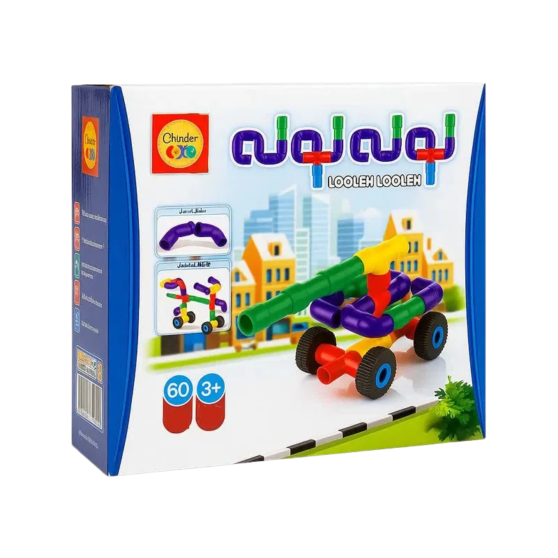بازی فکری لوله لوله 60 قطعه (چيندر)