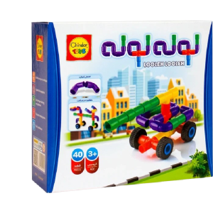 بازی فکری لوله لوله 40 قطعه (چيندر)