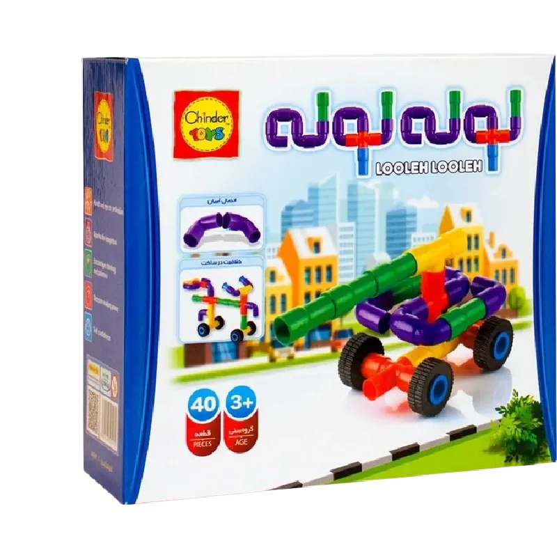 بازی فکری لوله لوله 40 قطعه (چيندر)