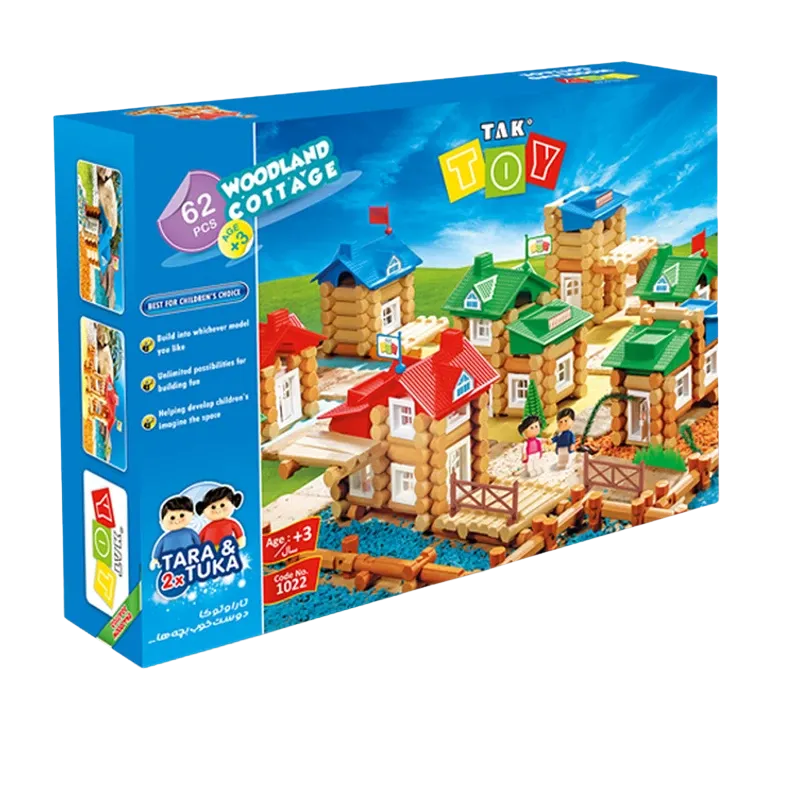 كلبه جنگلي 62 تكه (تك توي)