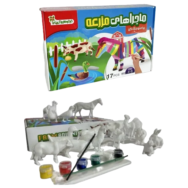 بازی فکری ماجراي مزرعه (فرفره هاي رنگي)