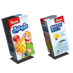 شوتبال جعبه اي 2 عددي (فرفره هاي رنگي)