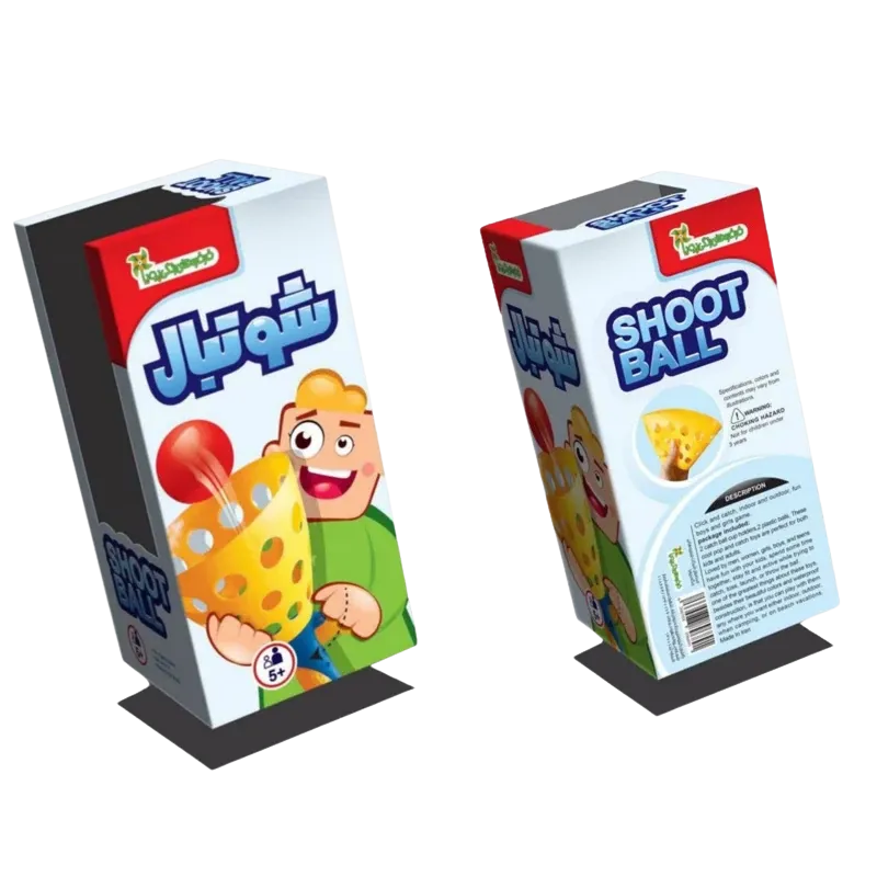 شوتبال جعبه اي 2 عددي (فرفره هاي رنگي)