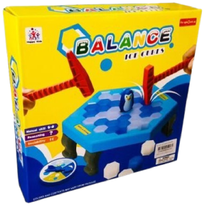 پينگو بالانس جعبه اي (فرفره هاي رنگي)