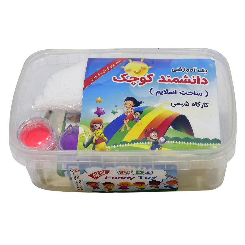 پك ساخت اسلايم دانشمند كوچك -10 عددي
